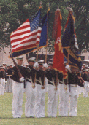 USNA color guard