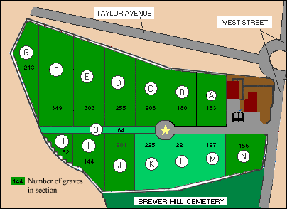 overall map, Annapolis National Cemetery
