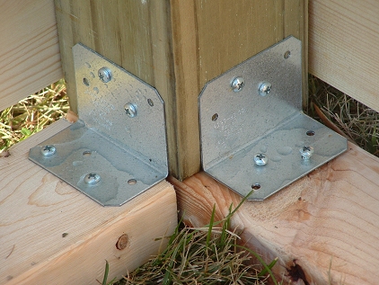 corner post brackets