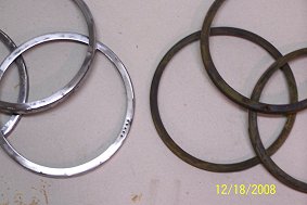 outer lens retaining rings
