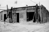 Abandoned roundhouse, 1983